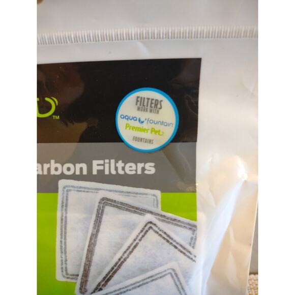 Genuine Premier Pet 4-PK Replacement Carbon Water Filters Premier Pet Fountains - Picture 2 of 6